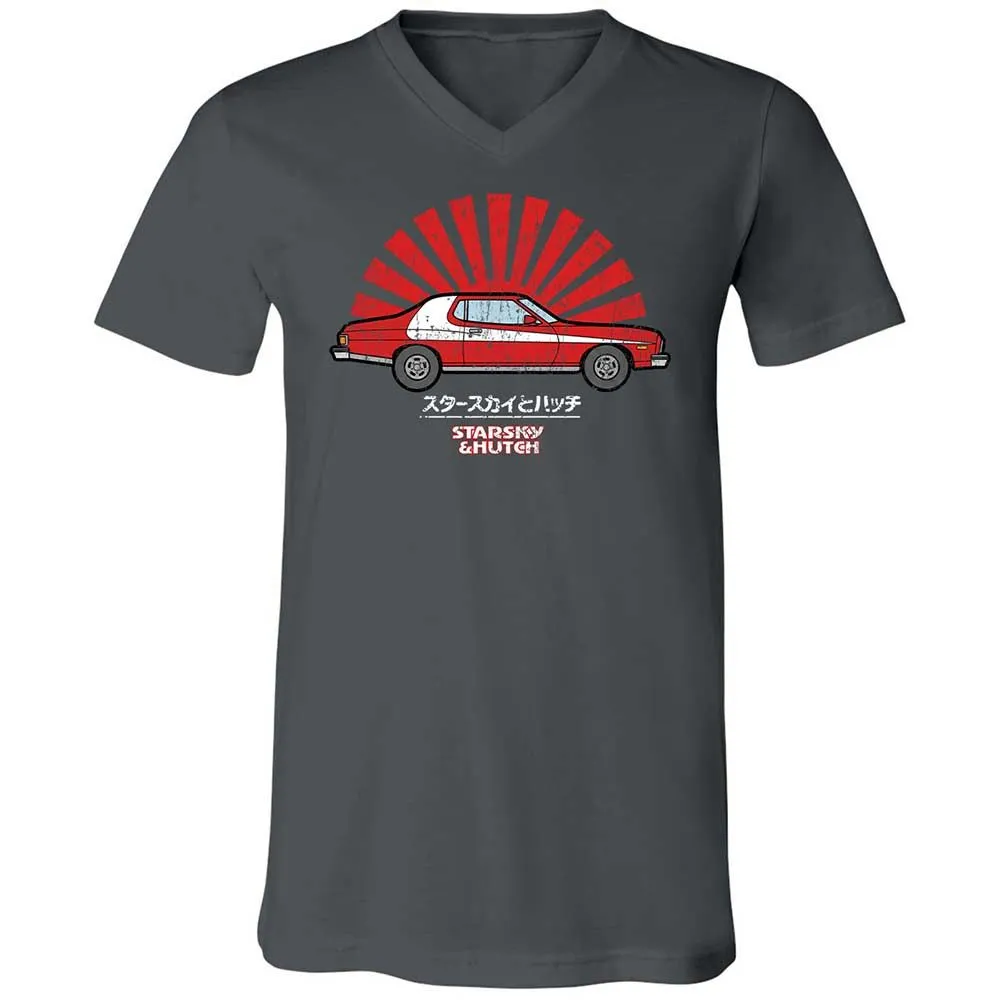 Unisex V-Neck T-Shirt - FJJEH39A - Asphalt - 13