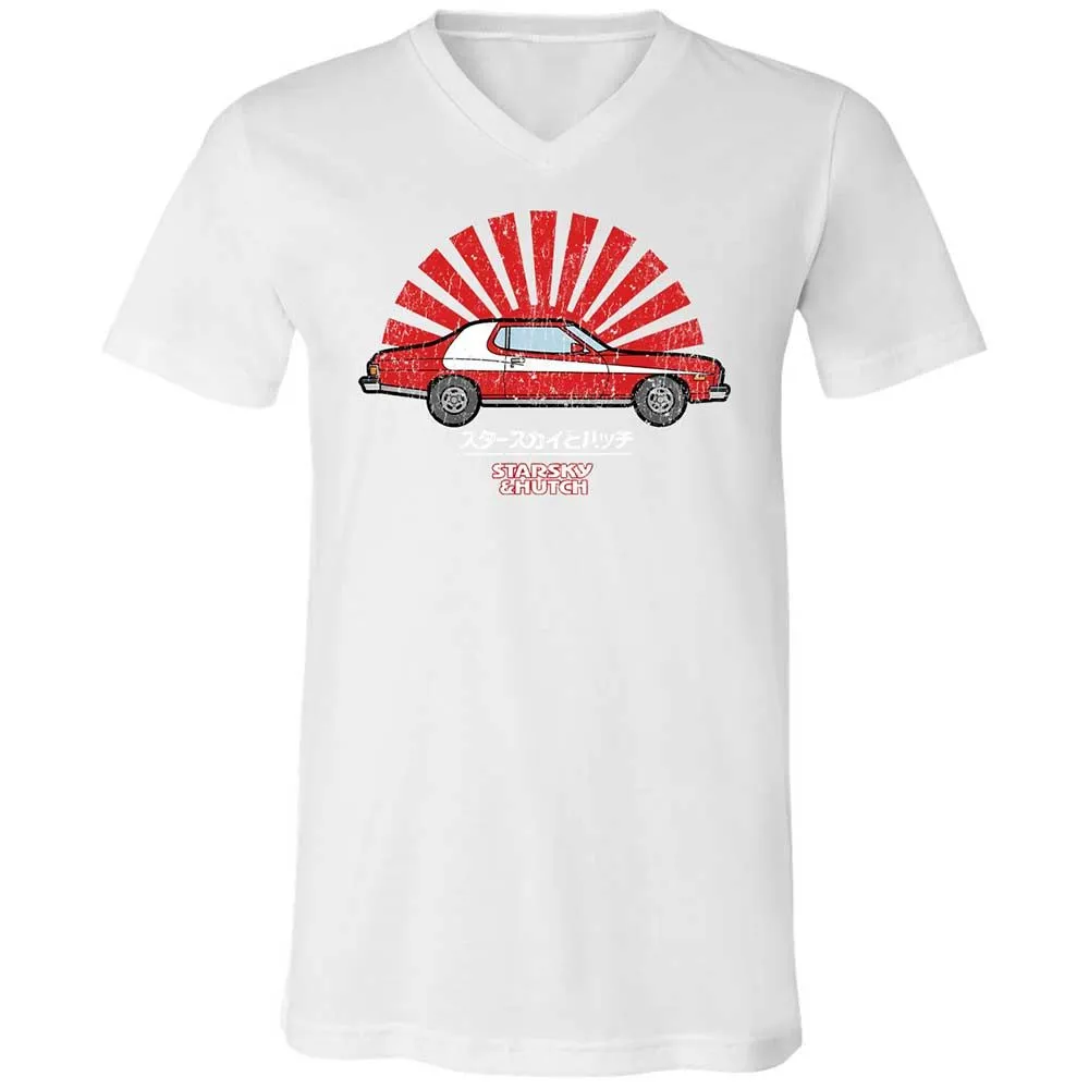 Unisex V-Neck T-Shirt - FJJEH39A - White - 16