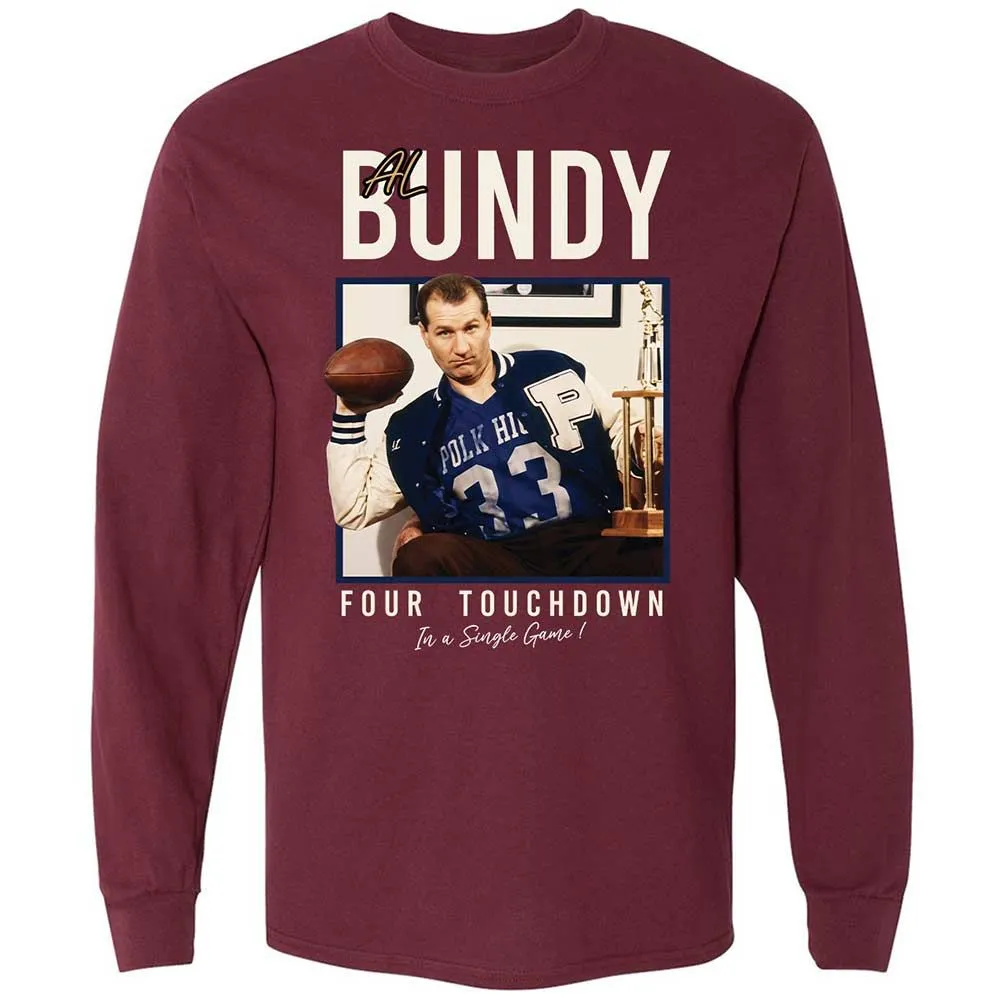 Long Sleeve T-Shirt - BSBT9V3C - Maroon - 6