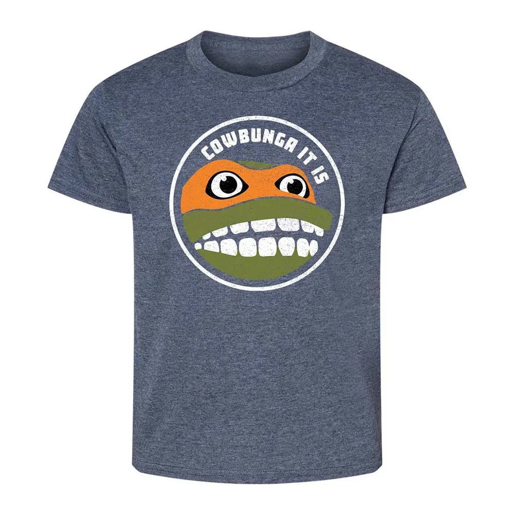 Kids T-Shirt - GQSV38UZ - Heather Navy - 9