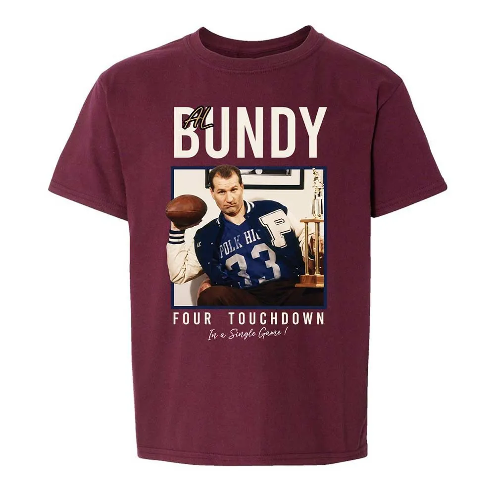 Kids T-Shirt - 7H6SSYJS - Maroon - 14