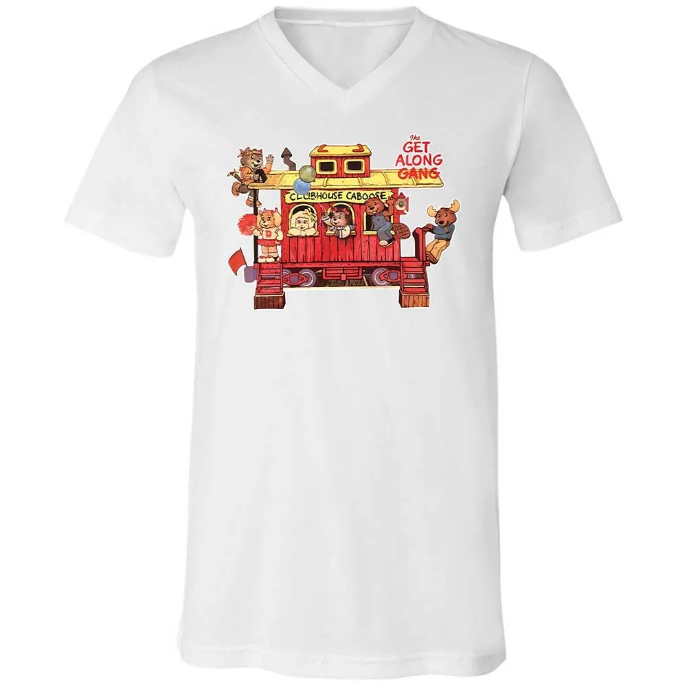 Unisex V-Neck T-Shirt - 74U9P9J7 - White - 16