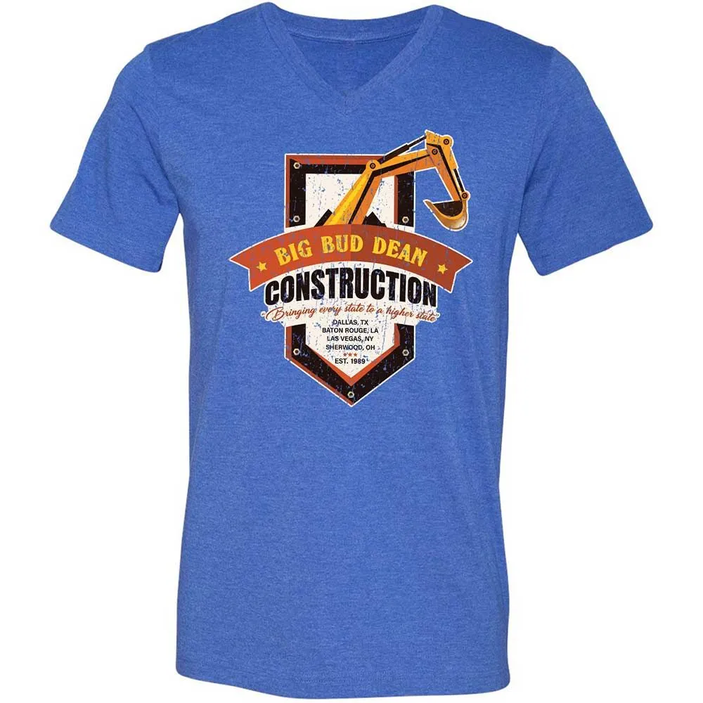 Unisex V-Neck T-Shirt - XV6DJX66 - Heather True Royal - 5