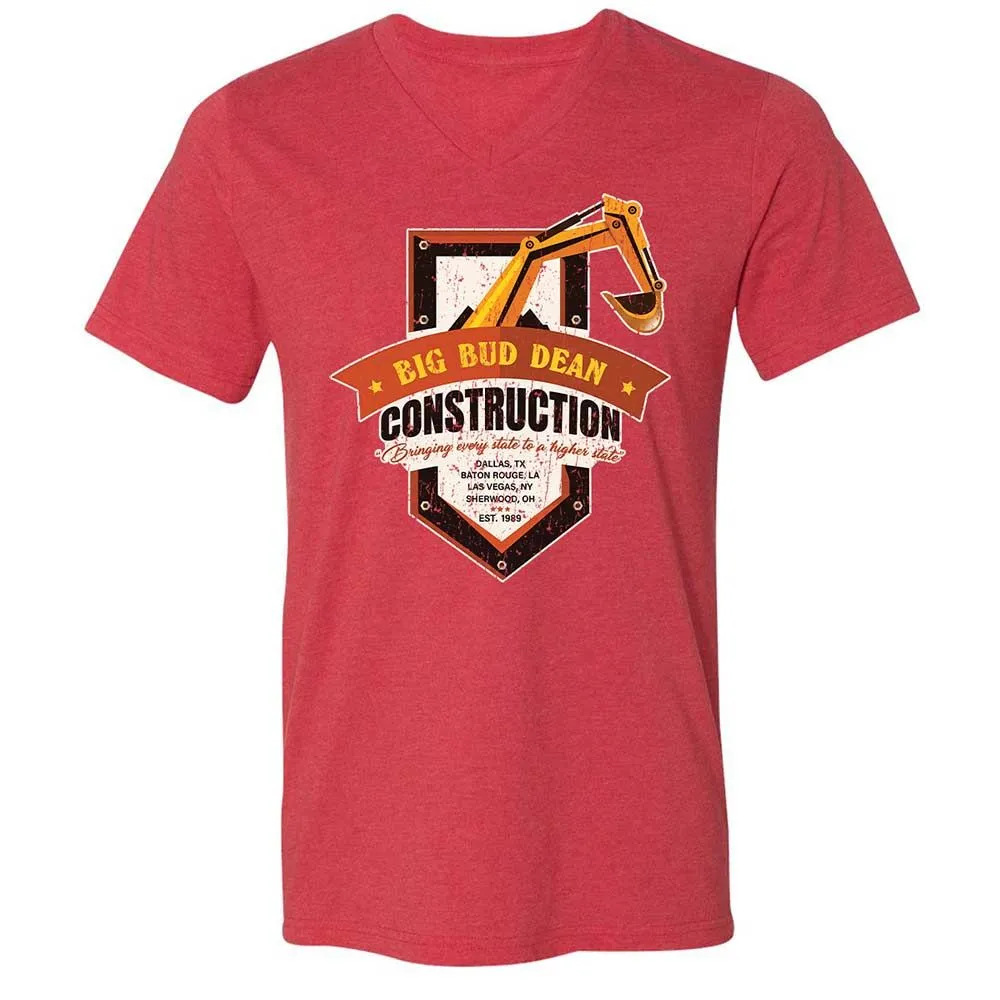 Unisex V-Neck T-Shirt - XV6DJX66 - Heather Red - 7
