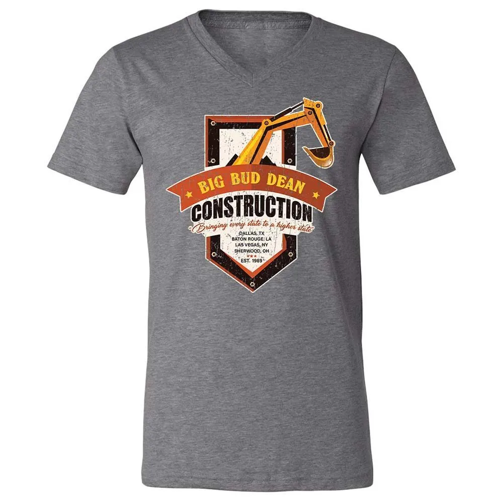 Unisex V-Neck T-Shirt - XV6DJX66 - Deep Heather - 14