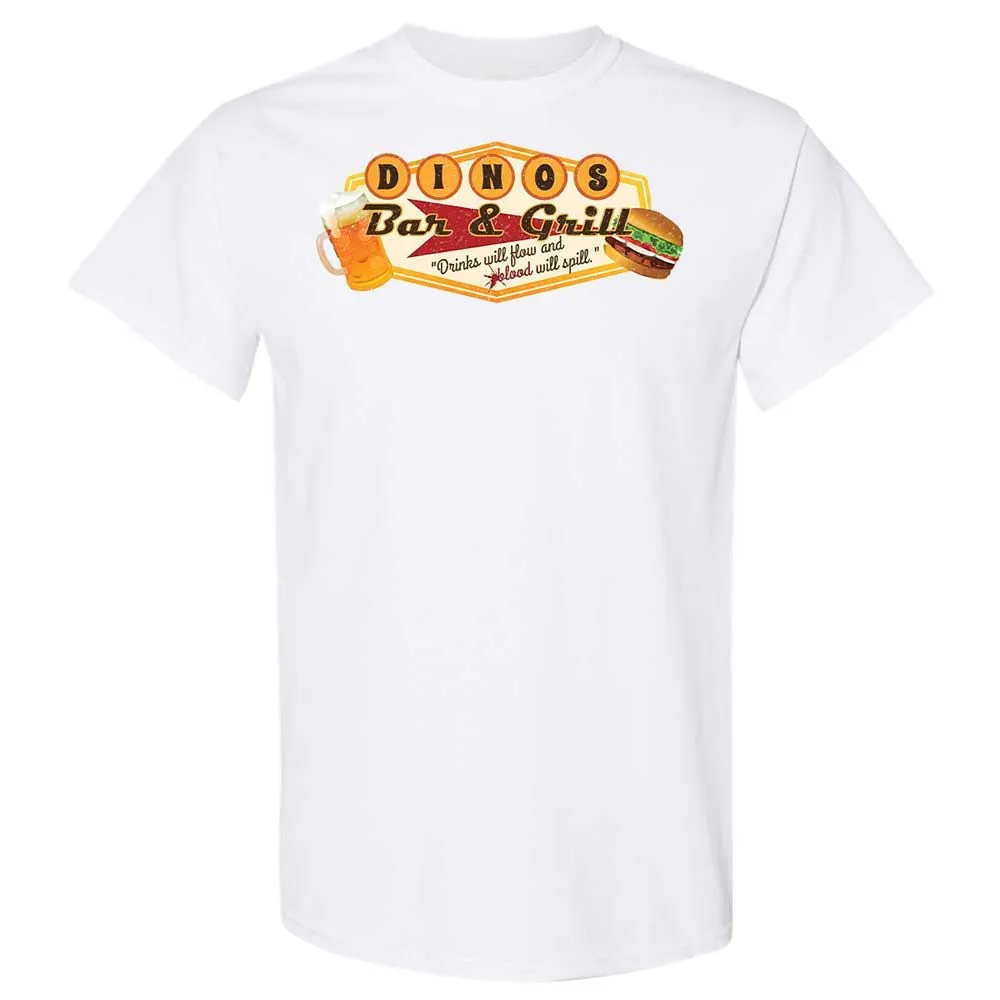 Dino's Bar and Grill - White - 16