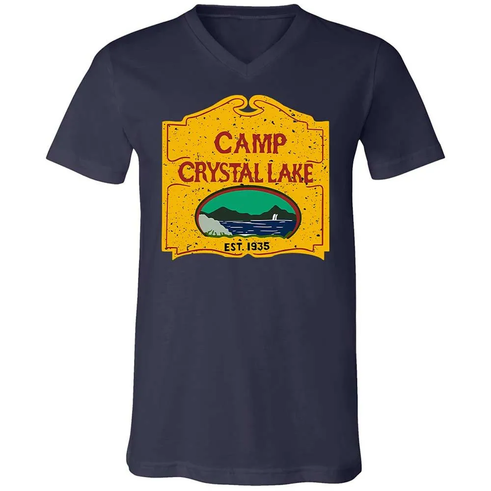 Unisex V-Neck T-Shirt - HMD99AW6 - Navy - 2