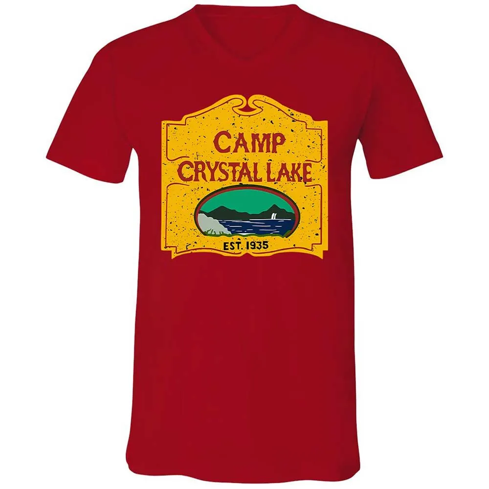 Unisex V-Neck T-Shirt - HMD99AW6 - Red - 6