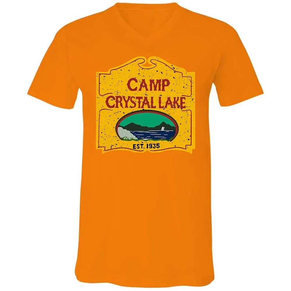 Unisex V-Neck T-Shirt - HMD99AW6 - Orange - 12