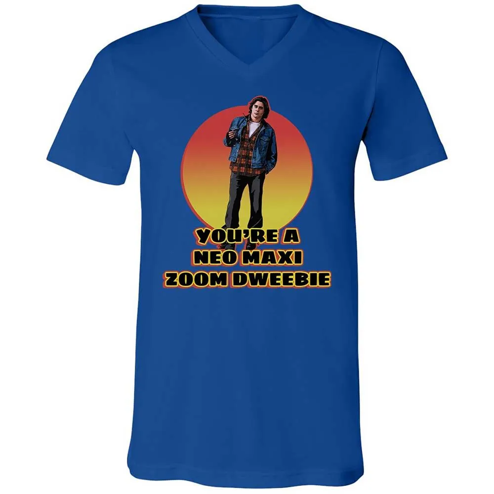 Unisex V-Neck T-Shirt - S4Q6K9Y2 - True Royal - 4