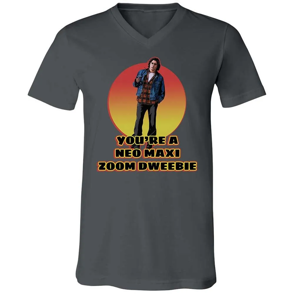Unisex V-Neck T-Shirt - S4Q6K9Y2 - Asphalt - 13