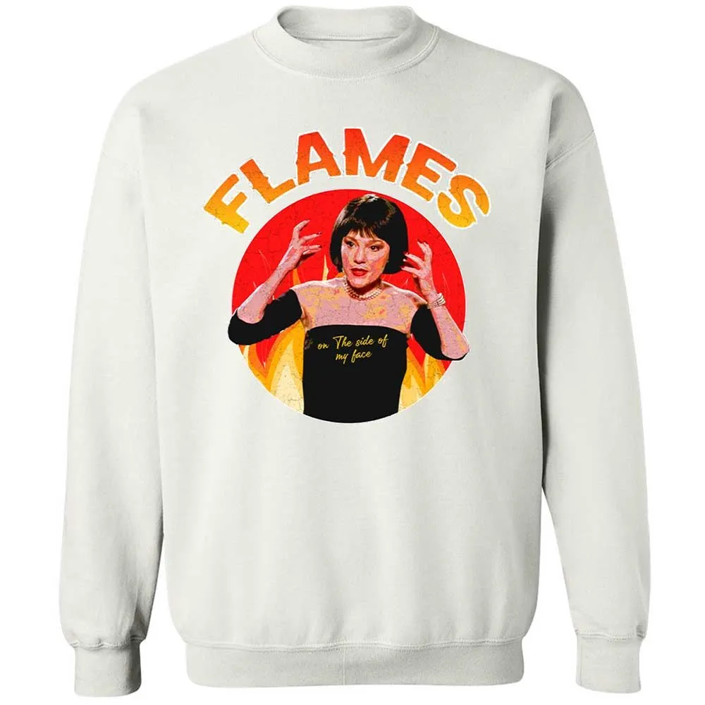 Flames On The Side Of My Face - White - 18