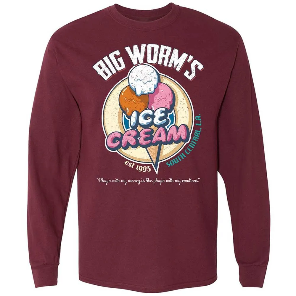 Big Worm's Ice Cream - Maroon - 6