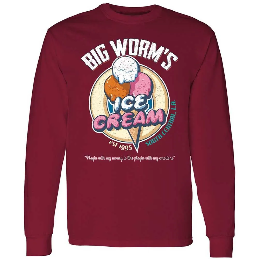 Big Worm's Ice Cream - Cardinal Red - 7