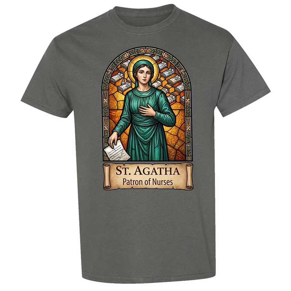 Patron of Nurses - Charcoal - 4