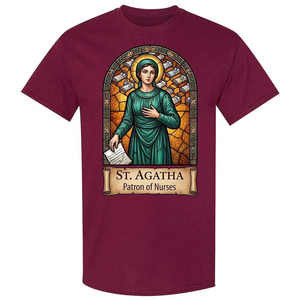 Patron of Nurses - Maroon - 8