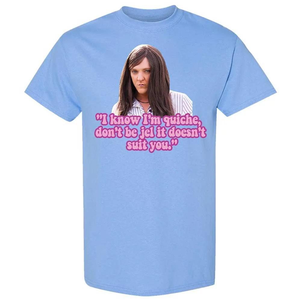 I know I'm quiche - Carolina Blue - 19