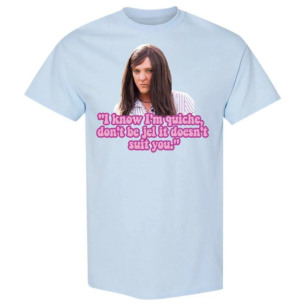 I know I'm quiche - Light Blue - 20