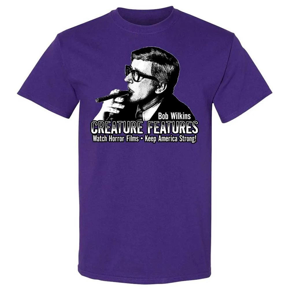 Bob Wilkins Creature Features Horror Host - Purple - 12