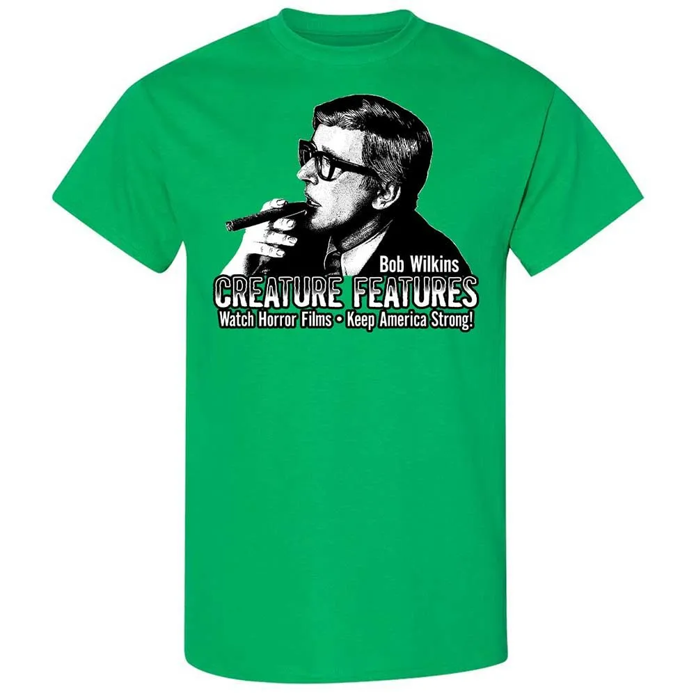 Bob Wilkins Creature Features Horror Host - Irish Green - 13