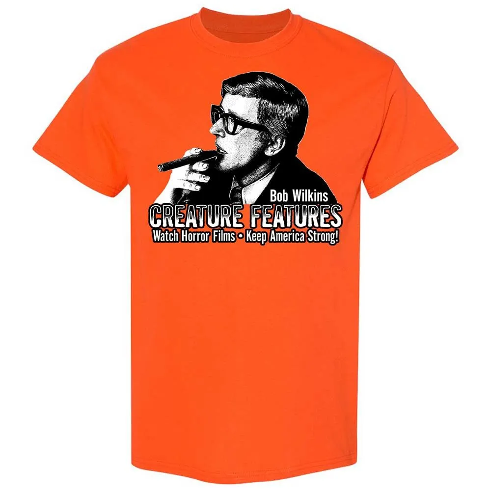 Bob Wilkins Creature Features Horror Host - Orange - 17