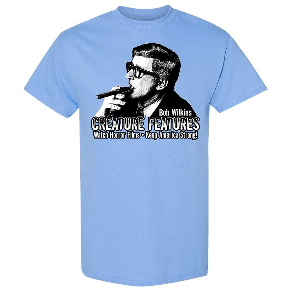 Bob Wilkins Creature Features Horror Host - Carolina Blue - 19
