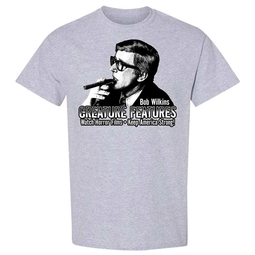 Bob Wilkins Creature Features Horror Host - Sport Grey - 21