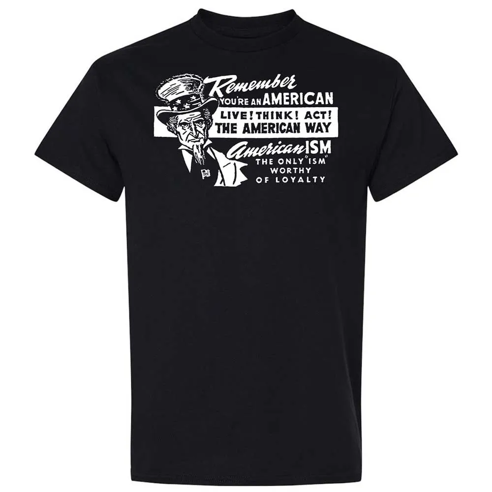 Remember you're an American - Black - 1