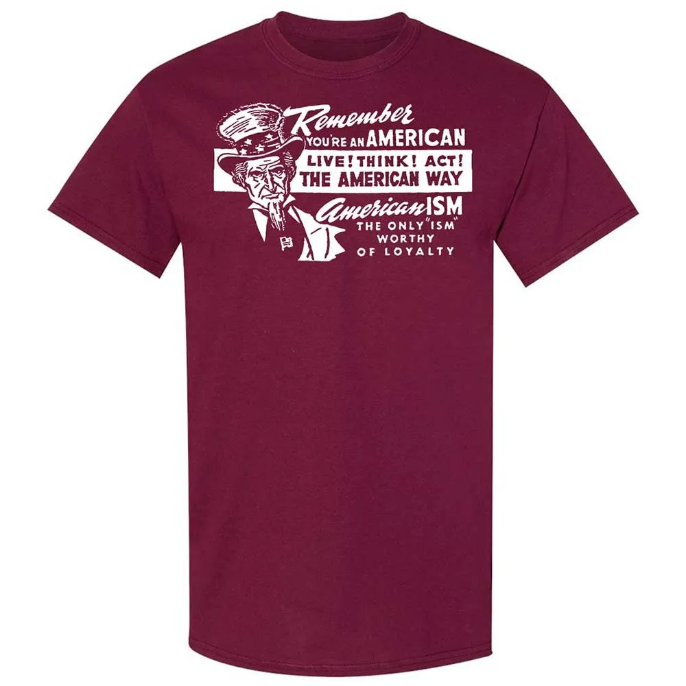 Remember you're an American - Maroon - 8