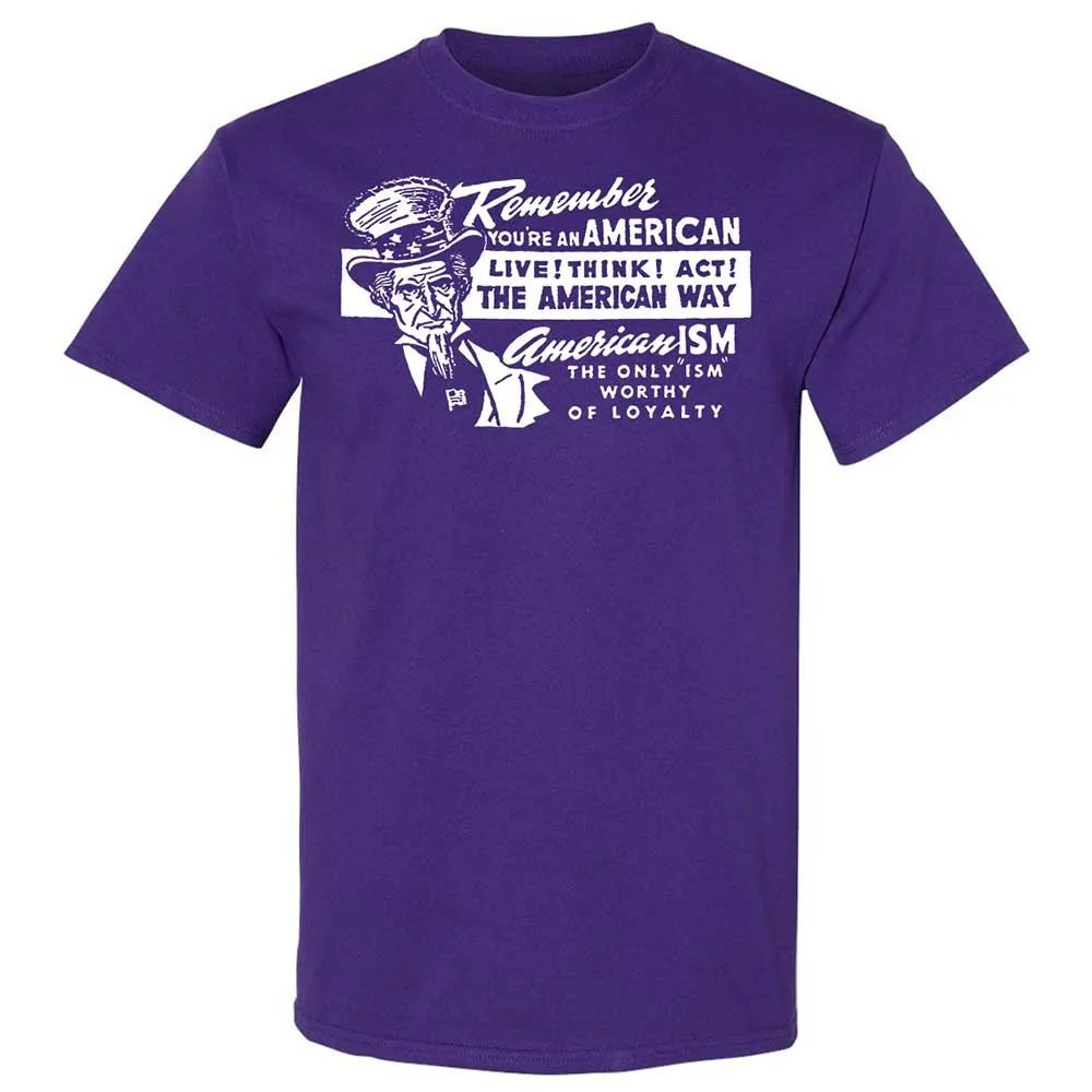 Remember you're an American - Purple - 12