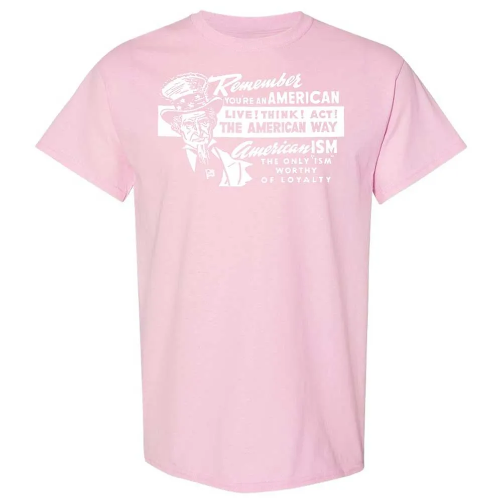 Remember you're an American - Light Pink - 14