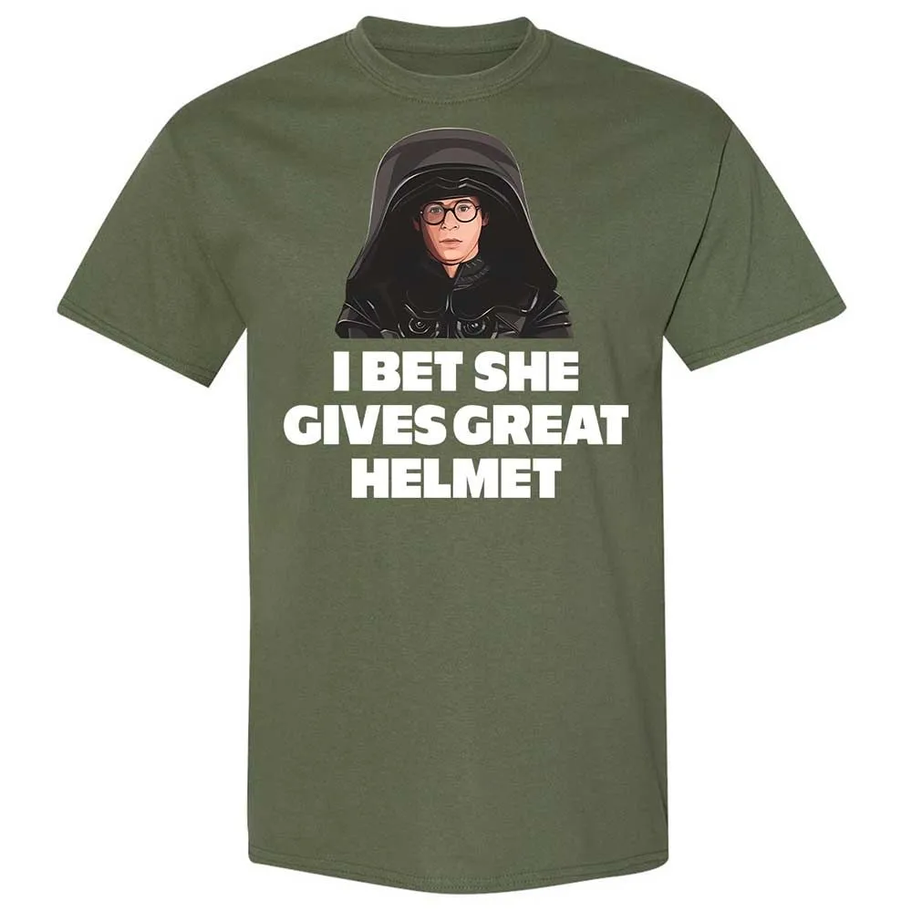 I bet she gives great helmet - Military Green - 9