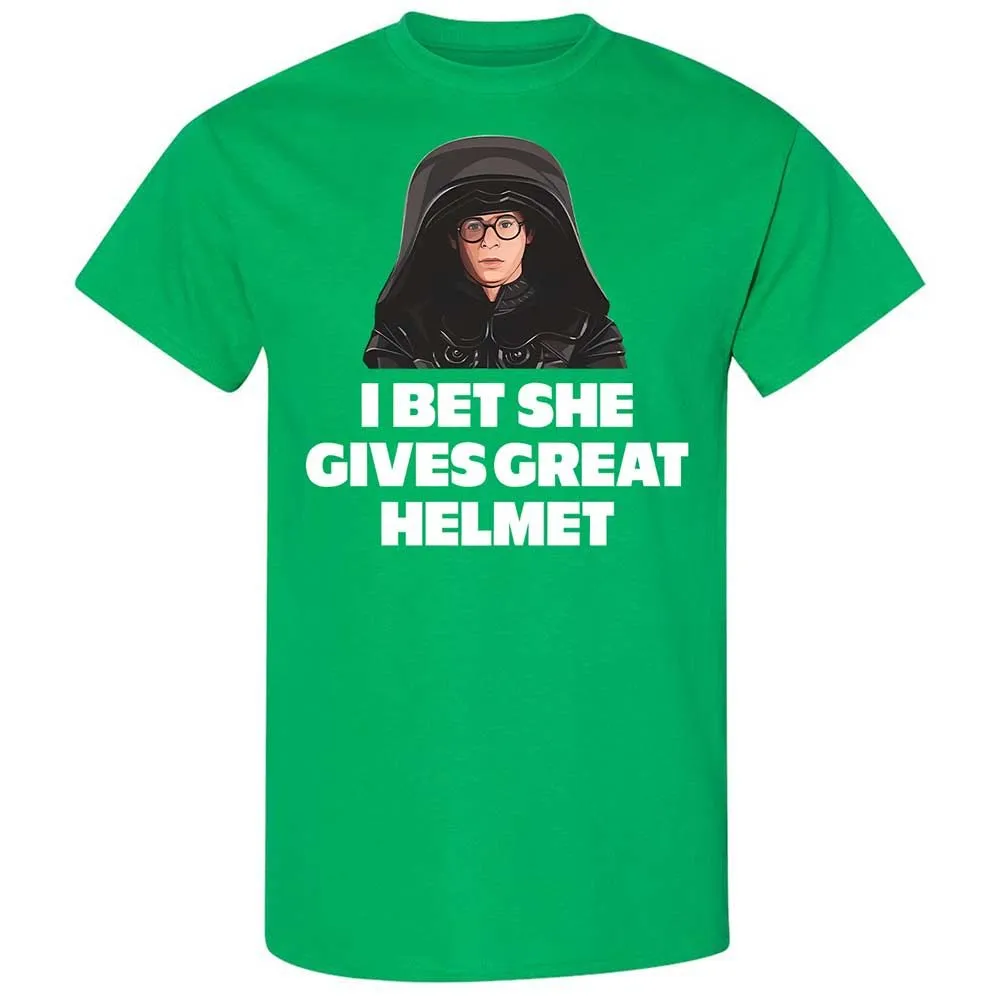 I bet she gives great helmet - Irish Green - 13