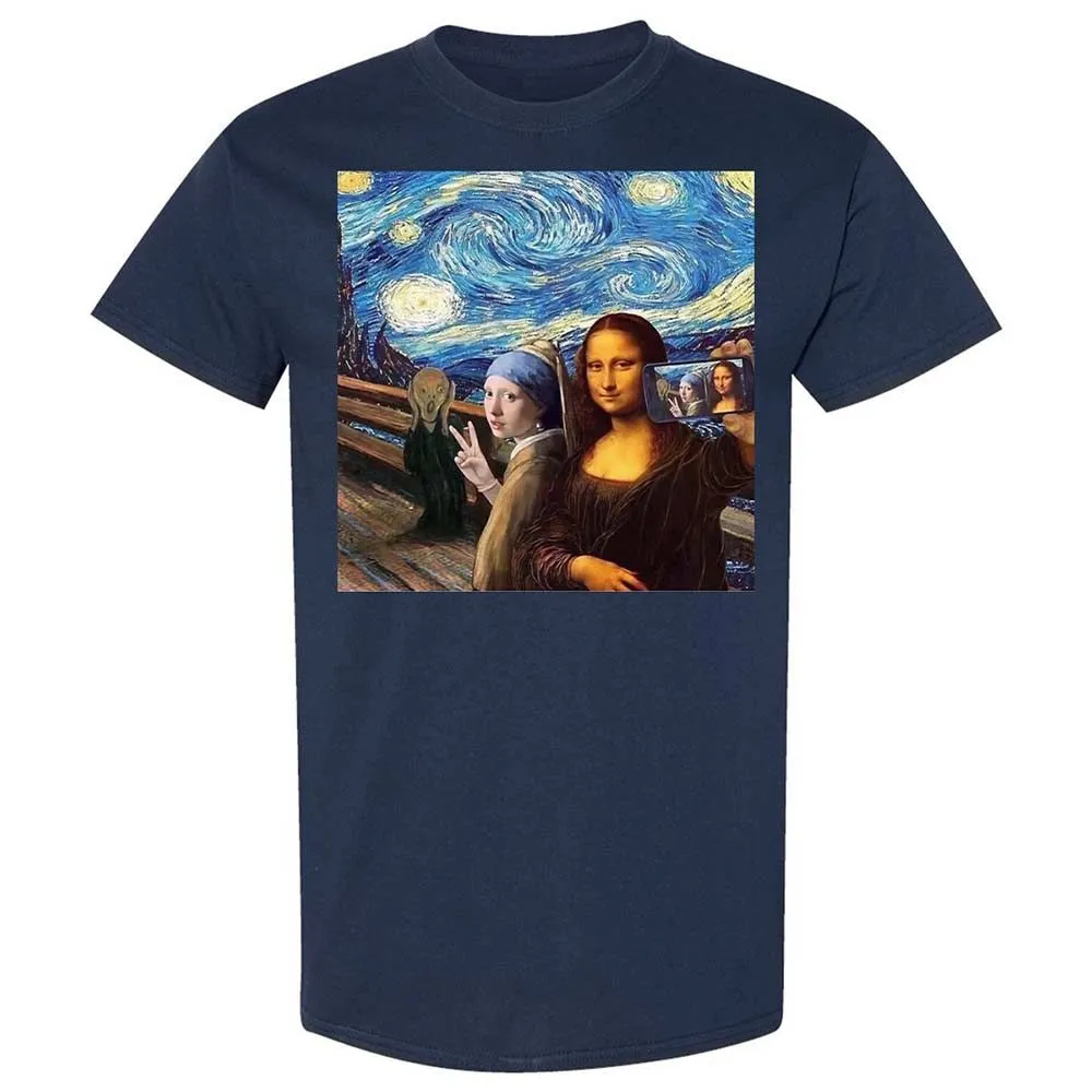 Scream and Selfie - Navy - 2