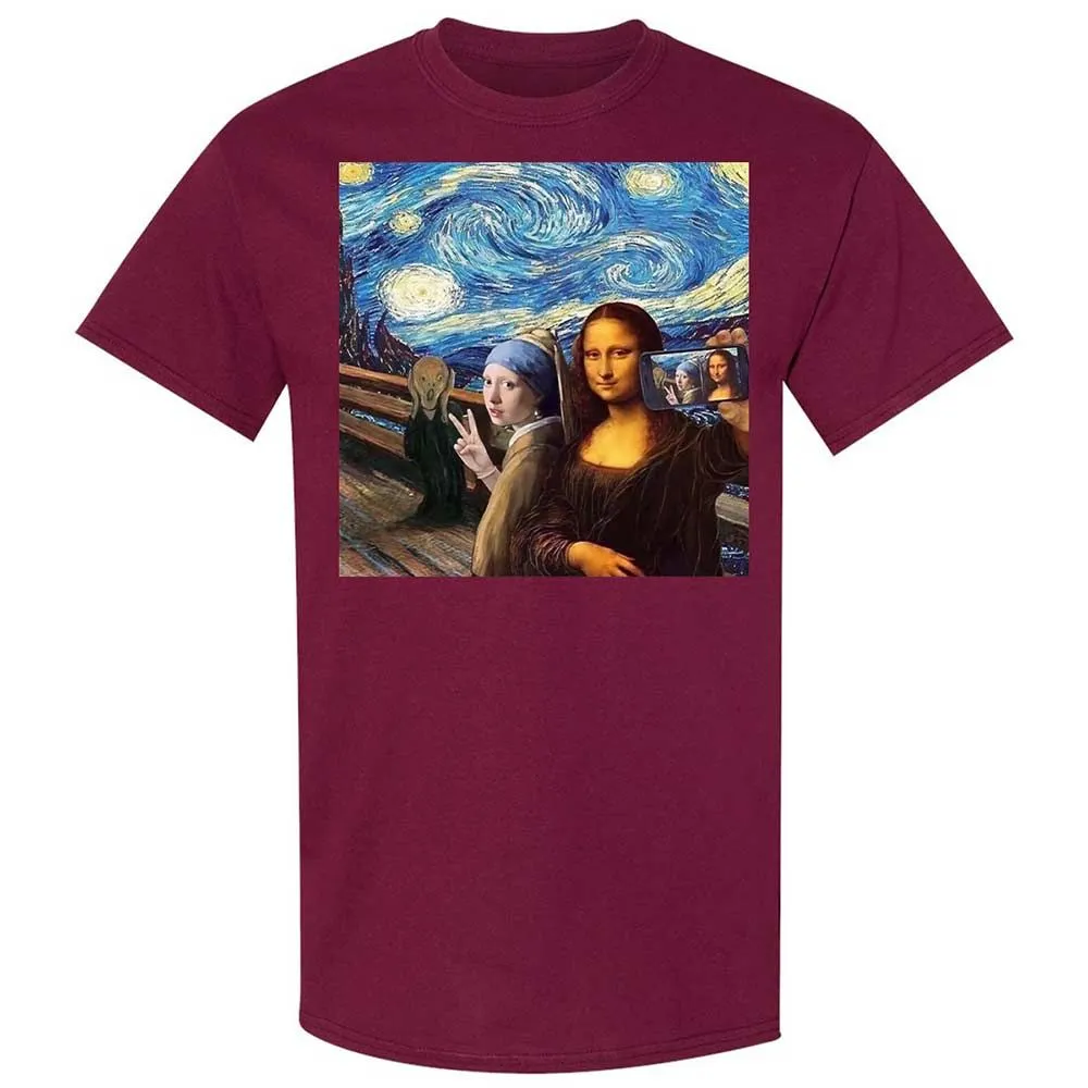 Scream and Selfie - Maroon - 8