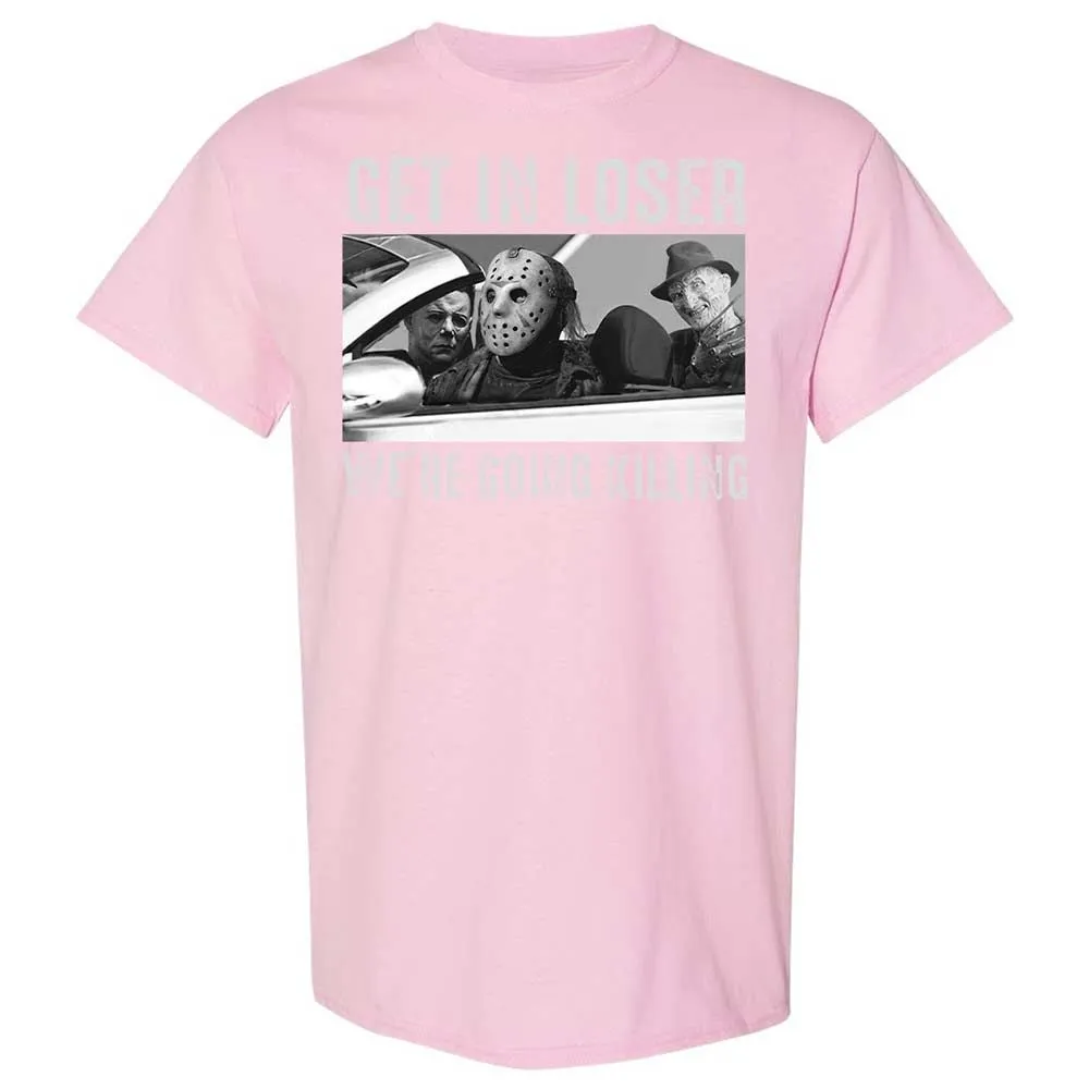 Get In Loser We're Going Killing - Light Pink - 14