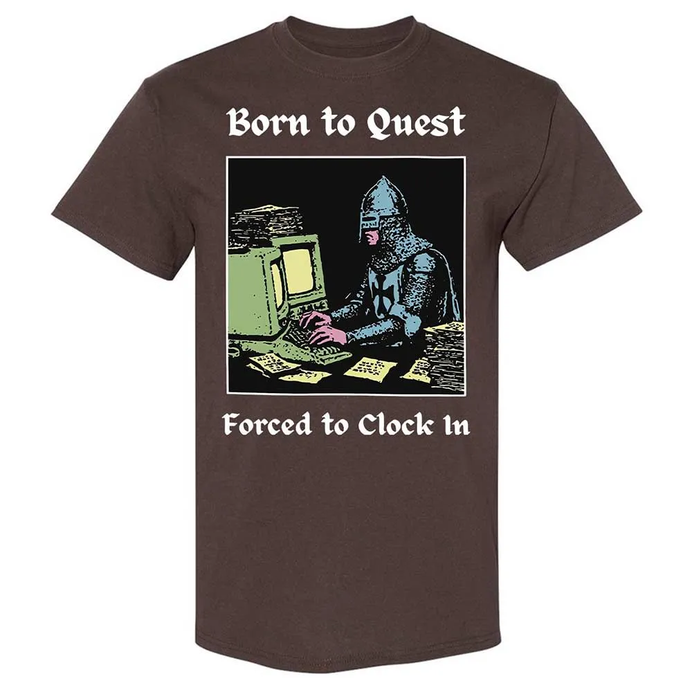 Born to Quest Forced to Clock In - Dark Chocolate - 7