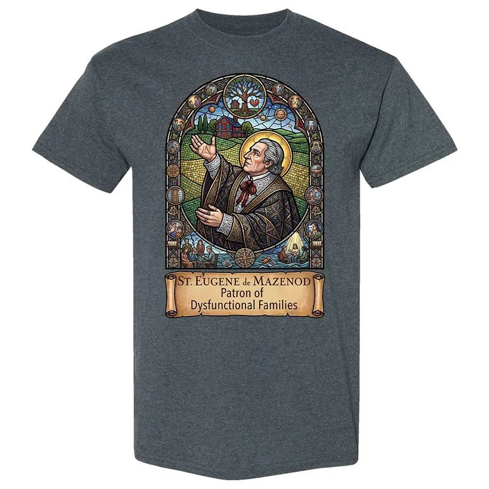 St. Eugene de Mazenod - Patron Saints - Dark Heather - 6