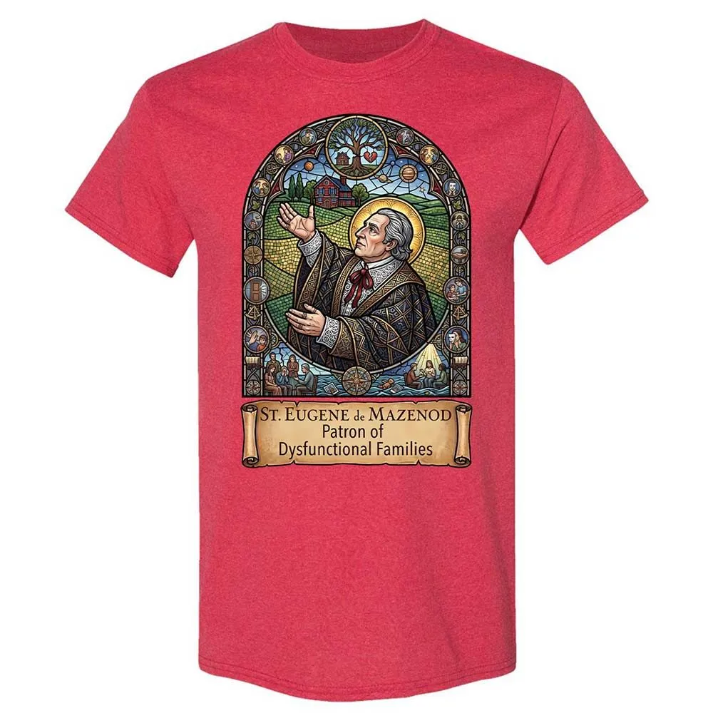 St. Eugene de Mazenod - Patron Saints - Heather Red - 11