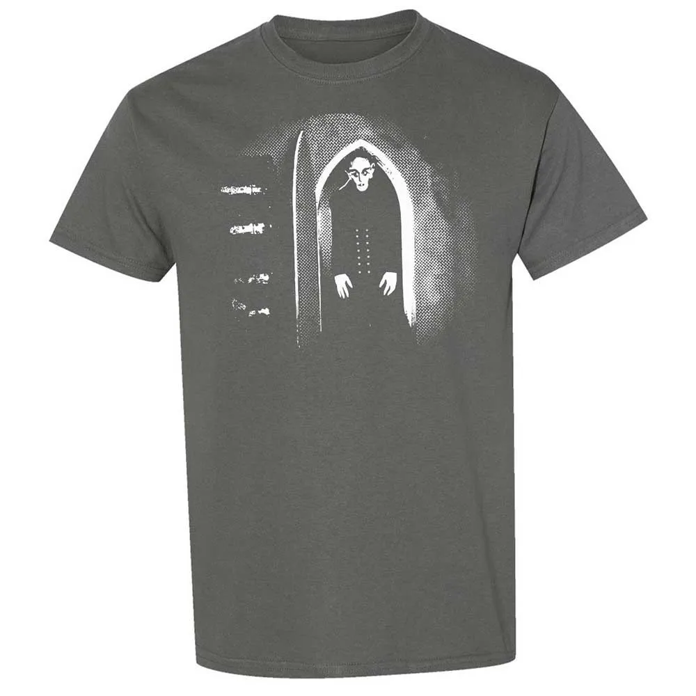 Nosferatu in Doorway - Charcoal - 4