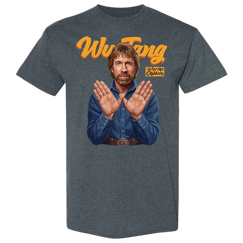 Chuck Norris is for the Children - Dark Heather - 6