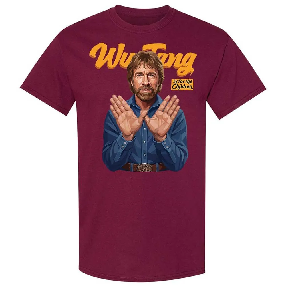 Chuck Norris is for the Children - Maroon - 8