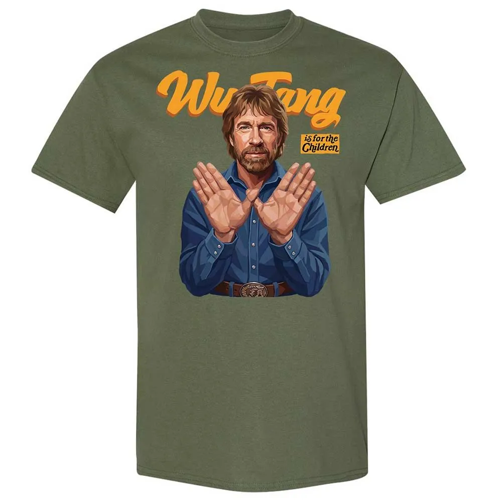Chuck Norris is for the Children - Military Green - 9