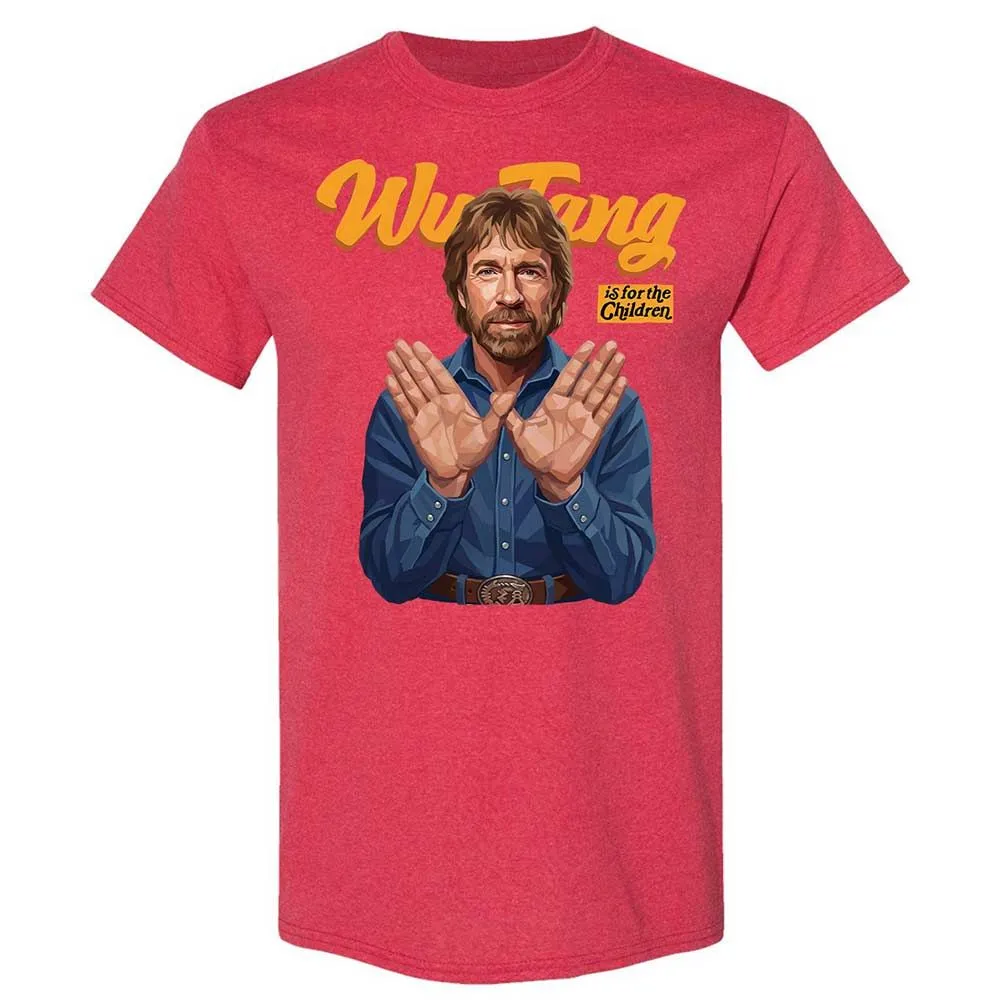 Chuck Norris is for the Children - Heather Red - 11