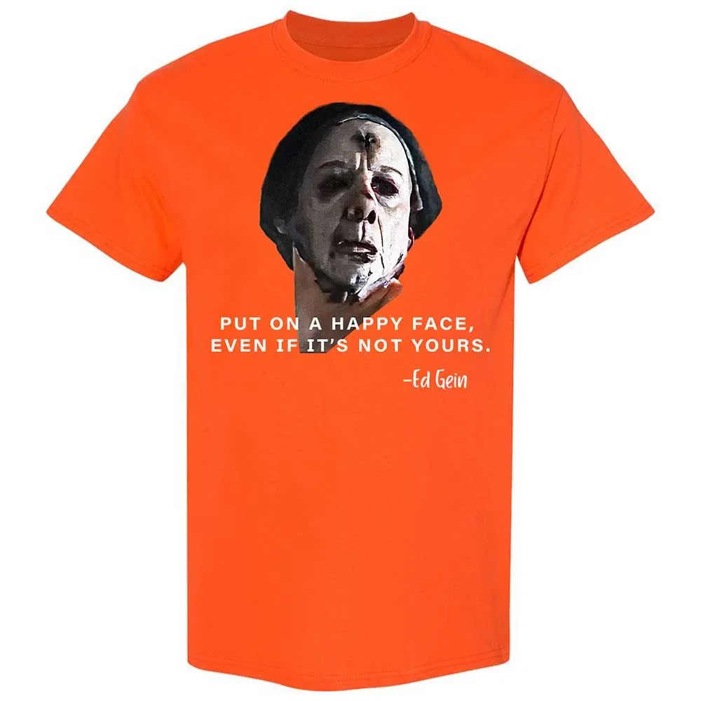 Put on a happy face - Orange - 17