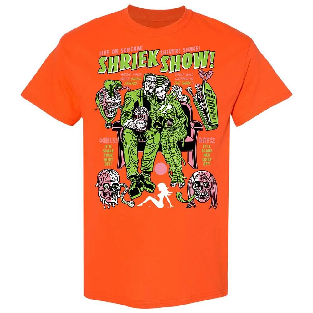 Classic Unisex T-Shirt - URX5TZ9W - Orange - 17