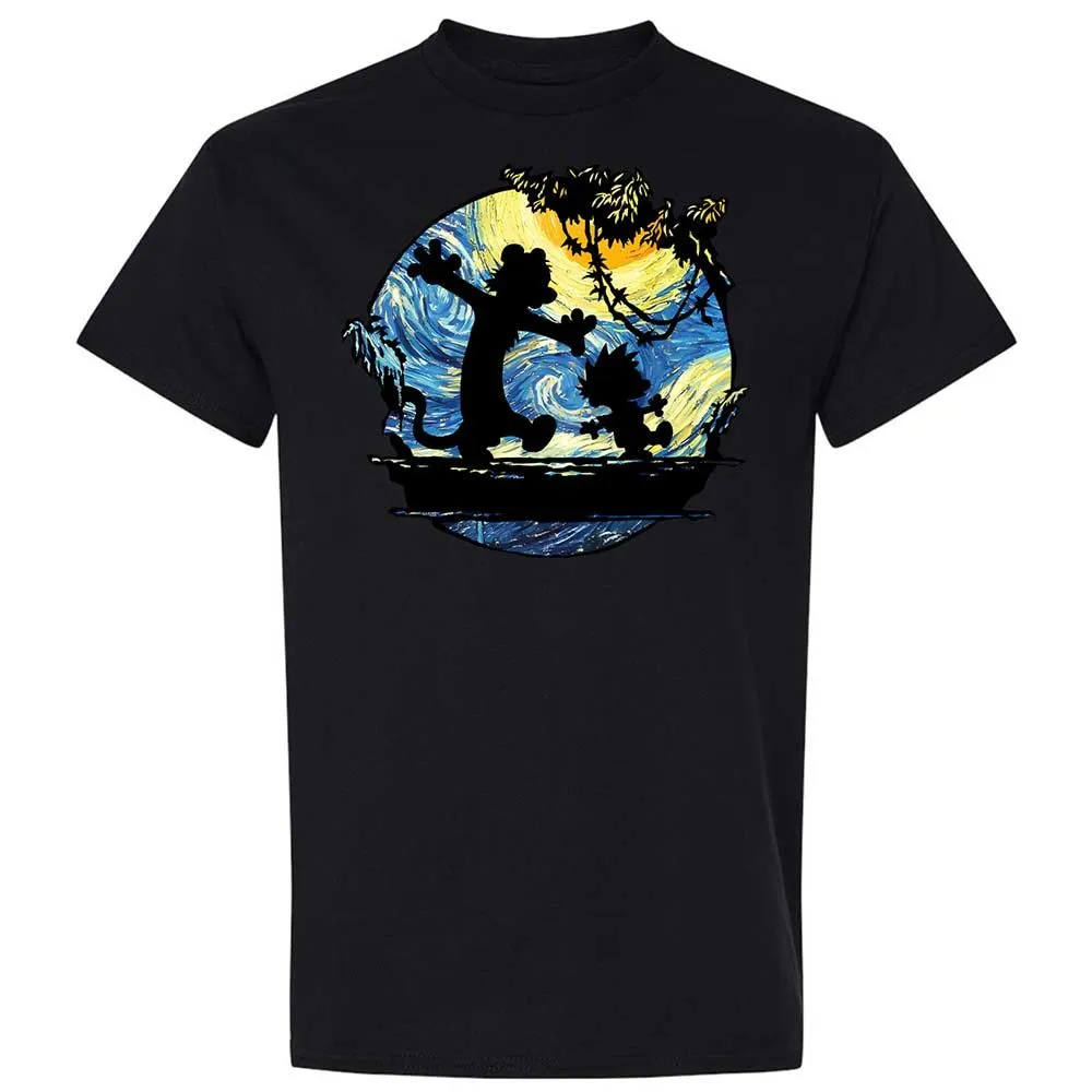 Calvin and Hobbes Starry Night - Black - 1
