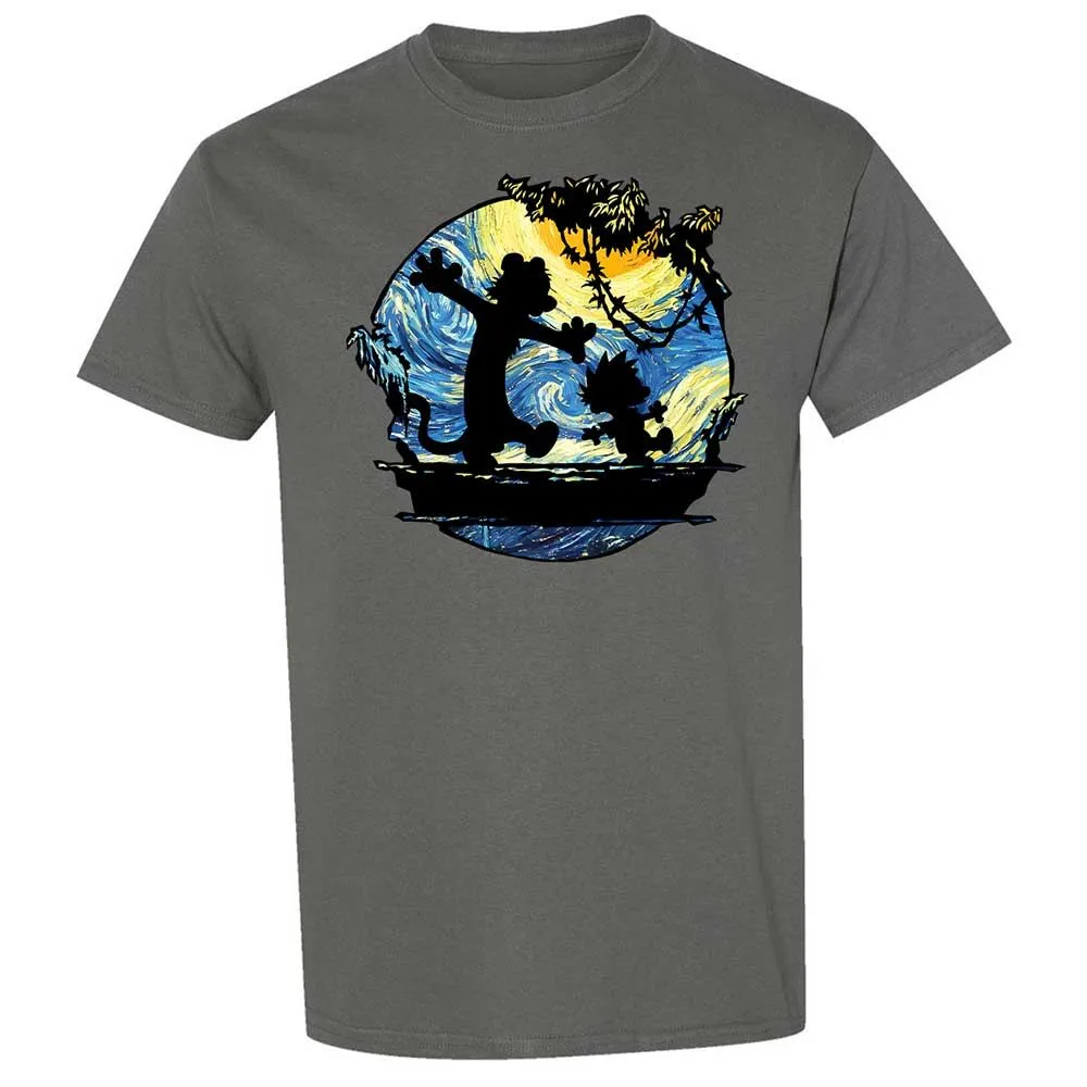 Calvin and Hobbes Starry Night - Charcoal - 4