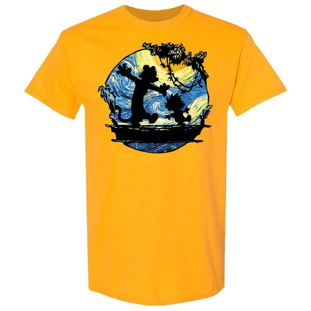 Calvin and Hobbes Starry Night - Gold - 18