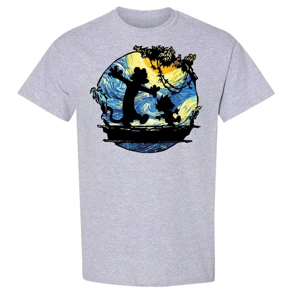 Calvin and Hobbes Starry Night - Sport Grey - 21